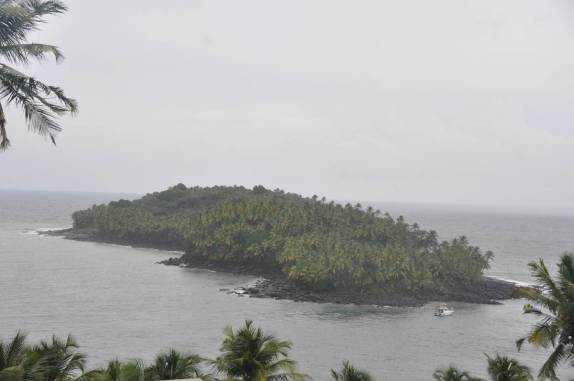 A temida Ilha do Diabo, uma das Îles de Salut, na costa próxima à Kourou, na Guiana Francesa
